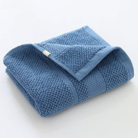 HKM-830931 Thick Cotton Embroidered Towel - 35x75 cm, Soft and Highly Absorbent, Available in Multiple Colors