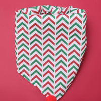 HKM-830995 Christmas-themed Dog Bib and Accessories Set - Red Plaid Scarf, Festive Bow Ties, and Holiday Socks