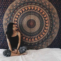 HKM-831059 Rectangular Polyester and Cotton Beach Towel and Blanket Tapestry