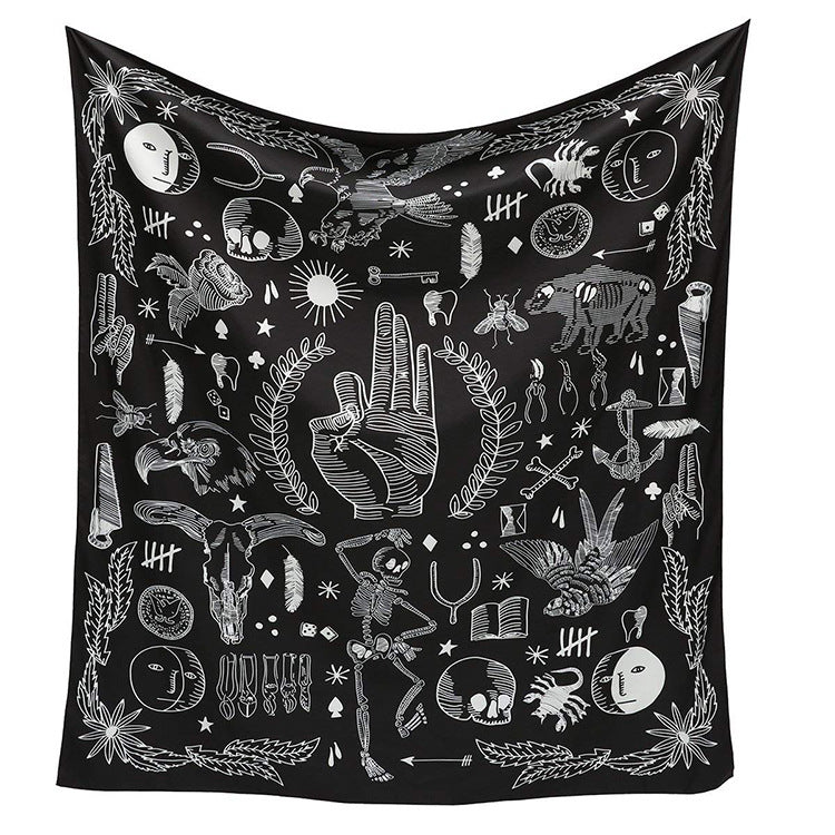 HKM-831059 Rectangular Polyester and Cotton Beach Towel and Blanket Tapestry