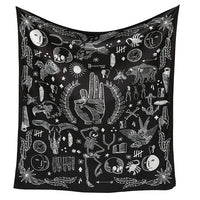 HKM-831059 Rectangular Polyester and Cotton Beach Towel and Blanket Tapestry