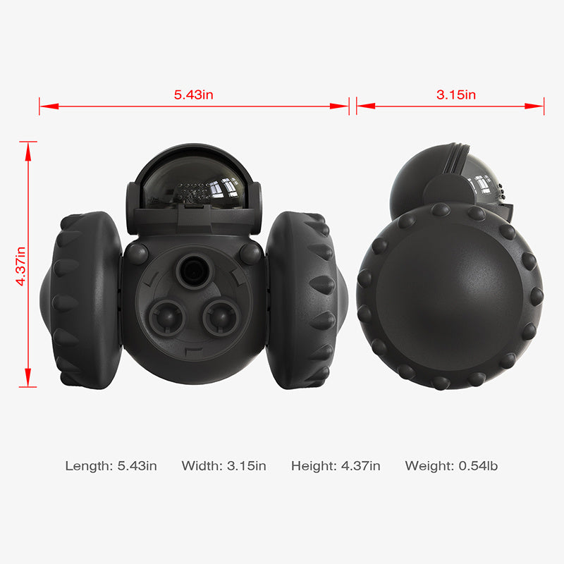 HKM-831123 Interactive Dog Treat Leaking Toy For Small Large Dogs Puzzle Tumbler Funny Slow Dispenser Puppy Balance Car Pet Toys