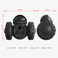HKM-831123 Interactive Dog Treat Leaking Toy For Small Large Dogs Puzzle Tumbler Funny Slow Dispenser Puppy Balance Car Pet Toys