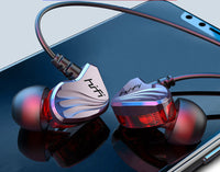 HKM-831251 Wired In-Ear Gaming Headphones with HiFi Sound and Comfortable Silicone Earplugs