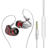 HKM-831251 Wired In-Ear Gaming Headphones with HiFi Sound and Comfortable Silicone Earplugs