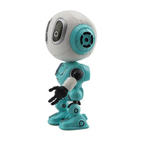 HKM-831315 Interactive Die-Cast Mini Recording Robot Toy with Light & Sound for Ages 2 to 13 Years