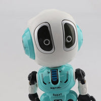 HKM-831315 Interactive Die-Cast Mini Recording Robot Toy with Light & Sound for Ages 2 to 13 Years