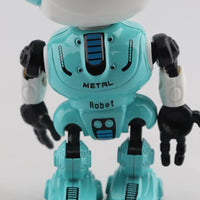 HKM-831315 Interactive Die-Cast Mini Recording Robot Toy with Light & Sound for Ages 2 to 13 Years