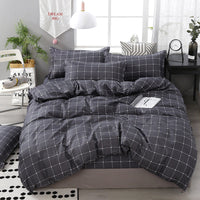 HKM-831507 Three-Piece Quilted Bedding Set with Floral Design for 1.5m Bed - Polyester Fabric, White