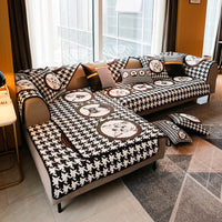 HKM-831571 Non-Slip Cotton Sofa Cover in Various Patterns and Sizes