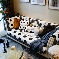 HKM-831571 Non-Slip Cotton Sofa Cover in Various Patterns and Sizes