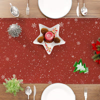 HKM-831635 Snowman Christmas Table Runner – Linen Mat, 30x180cm, Polyester Fiber