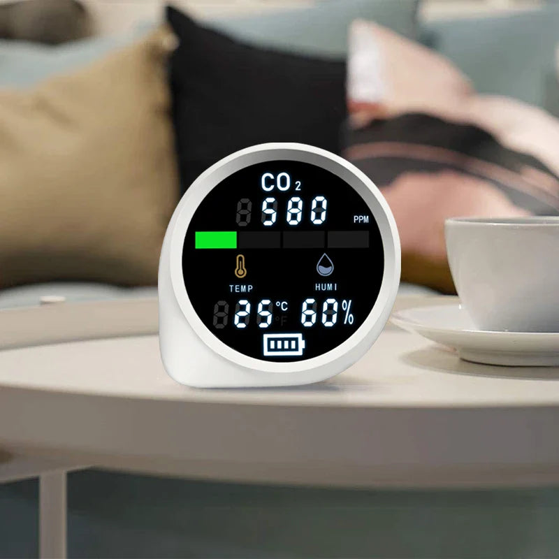 KTX-831699 Mini Portable CO2 Meter with NDIR Sensor for Accurate Air Quality Monitoring 400-5000 PPM