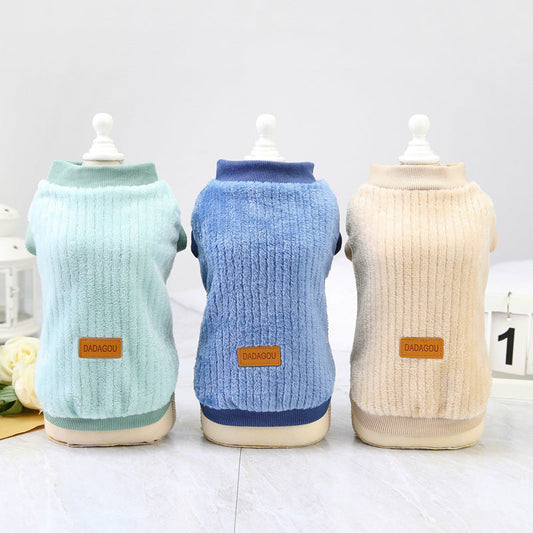 HKM-831763 Cozy Polyester Sweater for Dogs and Cats - Casual Pet Wear