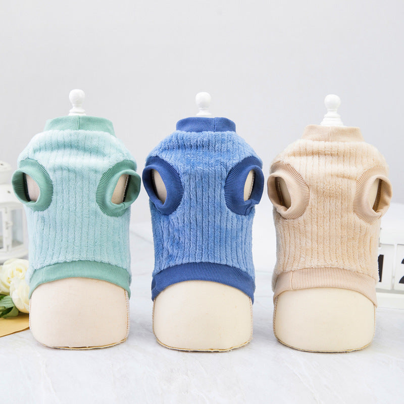 HKM-831763 Cozy Polyester Sweater for Dogs and Cats - Casual Pet Wear