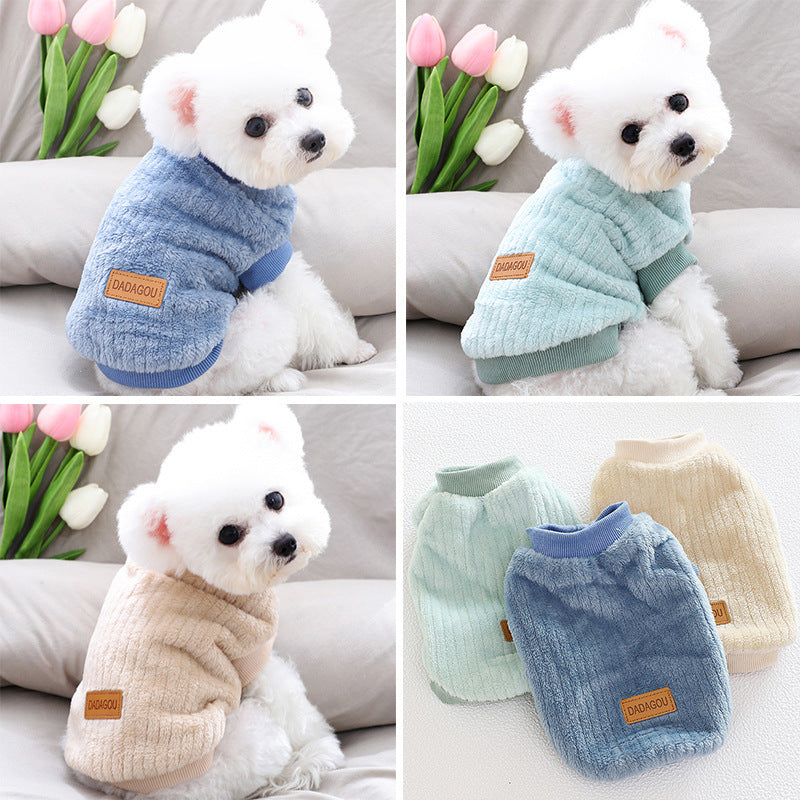 HKM-831763 Cozy Polyester Sweater for Dogs and Cats - Casual Pet Wear