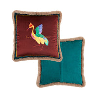 HKM-831827 Plush Lumbar Pillow Cover for Sofa and Bed - Various Designs Available