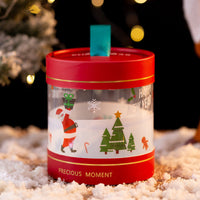 HKM-832275 Festive Red and Green Christmas Gift Packing Box Set - Various Sizes Available