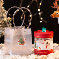 HKM-832275 Festive Red and Green Christmas Gift Packing Box Set - Various Sizes Available