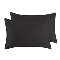 HKM-832339 Silk Satin Zipper Pillowcase - Soft Polyester Fiber Bedding Decor