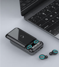 HKM-832403 Invisible Wireless Bluetooth Headset for Sports and Gaming - In-Ear, Stereo, NFC, Multi-Point Connection, Voice Control