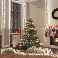 HKM-832467 Warm White LED String Lights - 400 LEDs, 7.4 m Length, USB Powered, Indoor/Outdoor Use