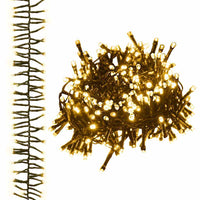 HKM-832467 Warm White LED String Lights - 400 LEDs, 7.4 m Length, USB Powered, Indoor/Outdoor Use