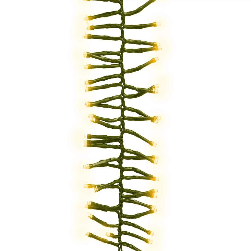 HKM-832467 Warm White LED String Lights - 400 LEDs, 7.4 m Length, USB Powered, Indoor/Outdoor Use