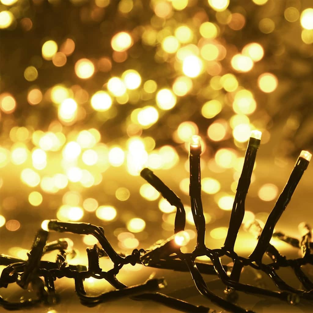 HKM-832467 Warm White LED String Lights - 400 LEDs, 7.4 m Length, USB Powered, Indoor/Outdoor Use