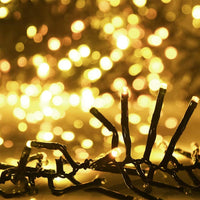 HKM-832467 Warm White LED String Lights - 400 LEDs, 7.4 m Length, USB Powered, Indoor/Outdoor Use
