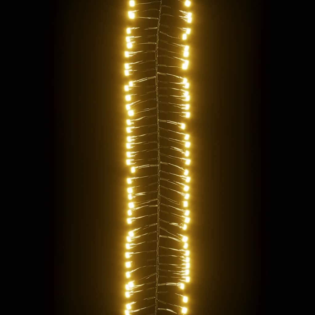 HKM-832467 Warm White LED String Lights - 400 LEDs, 7.4 m Length, USB Powered, Indoor/Outdoor Use