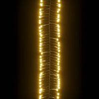 HKM-832467 Warm White LED String Lights - 400 LEDs, 7.4 m Length, USB Powered, Indoor/Outdoor Use
