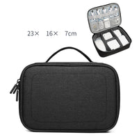 HKM-832531 Portable Data Cable and Mobile Hard Disk Protective Cover in Imitation Leather