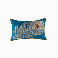 HKM-832723 Bohemian Embroidered Cotton Cushion Cover with Tassels for Home Decor