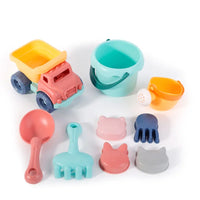 HKM-832915 Customizable 10-Piece Beach Sand Toy Set for Summer Fun - Multiple Styles for Ages 3 and Up