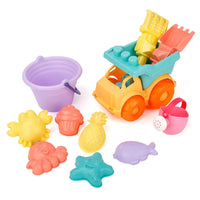 HKM-832915 Customizable 10-Piece Beach Sand Toy Set for Summer Fun - Multiple Styles for Ages 3 and Up