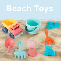 HKM-832915 Customizable 10-Piece Beach Sand Toy Set for Summer Fun - Multiple Styles for Ages 3 and Up