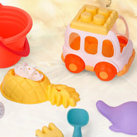 HKM-832915 Customizable 10-Piece Beach Sand Toy Set for Summer Fun - Multiple Styles for Ages 3 and Up