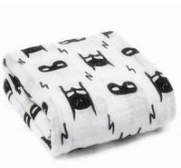 HKM-832979 Soft Cotton Gauze Bath Towel Blanket for Newborns - 120x120cm, Breathable and Comfortable