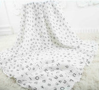 HKM-832979 Soft Cotton Gauze Bath Towel Blanket for Newborns - 120x120cm, Breathable and Comfortable