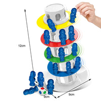 HKM-833235 Stacking Balance Tower Board Game for Kids - Interactive Montessori Challenge Toy