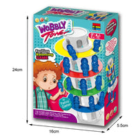 HKM-833235 Stacking Balance Tower Board Game for Kids - Interactive Montessori Challenge Toy