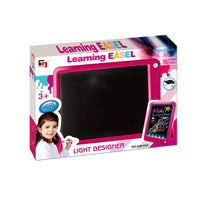 HKM-833299 Kids LED Drawing Board - Magic Light Designer Easel for Creative Learning