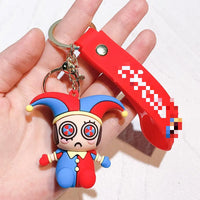 HKM-833491 Amazing Cartoon Keychain Pendant for Boys - Fun Rubber and Silicone Keychain Toy