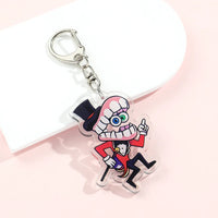 HKM-833491 Amazing Cartoon Keychain Pendant for Boys - Fun Rubber and Silicone Keychain Toy