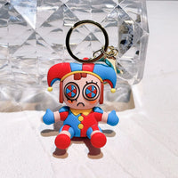 HKM-833491 Amazing Cartoon Keychain Pendant for Boys - Fun Rubber and Silicone Keychain Toy