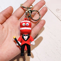 HKM-833491 Amazing Cartoon Keychain Pendant for Boys - Fun Rubber and Silicone Keychain Toy