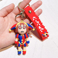HKM-833491 Amazing Cartoon Keychain Pendant for Boys - Fun Rubber and Silicone Keychain Toy