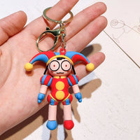 HKM-833491 Amazing Cartoon Keychain Pendant for Boys - Fun Rubber and Silicone Keychain Toy