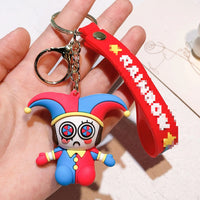 HKM-833491 Amazing Cartoon Keychain Pendant for Boys - Fun Rubber and Silicone Keychain Toy